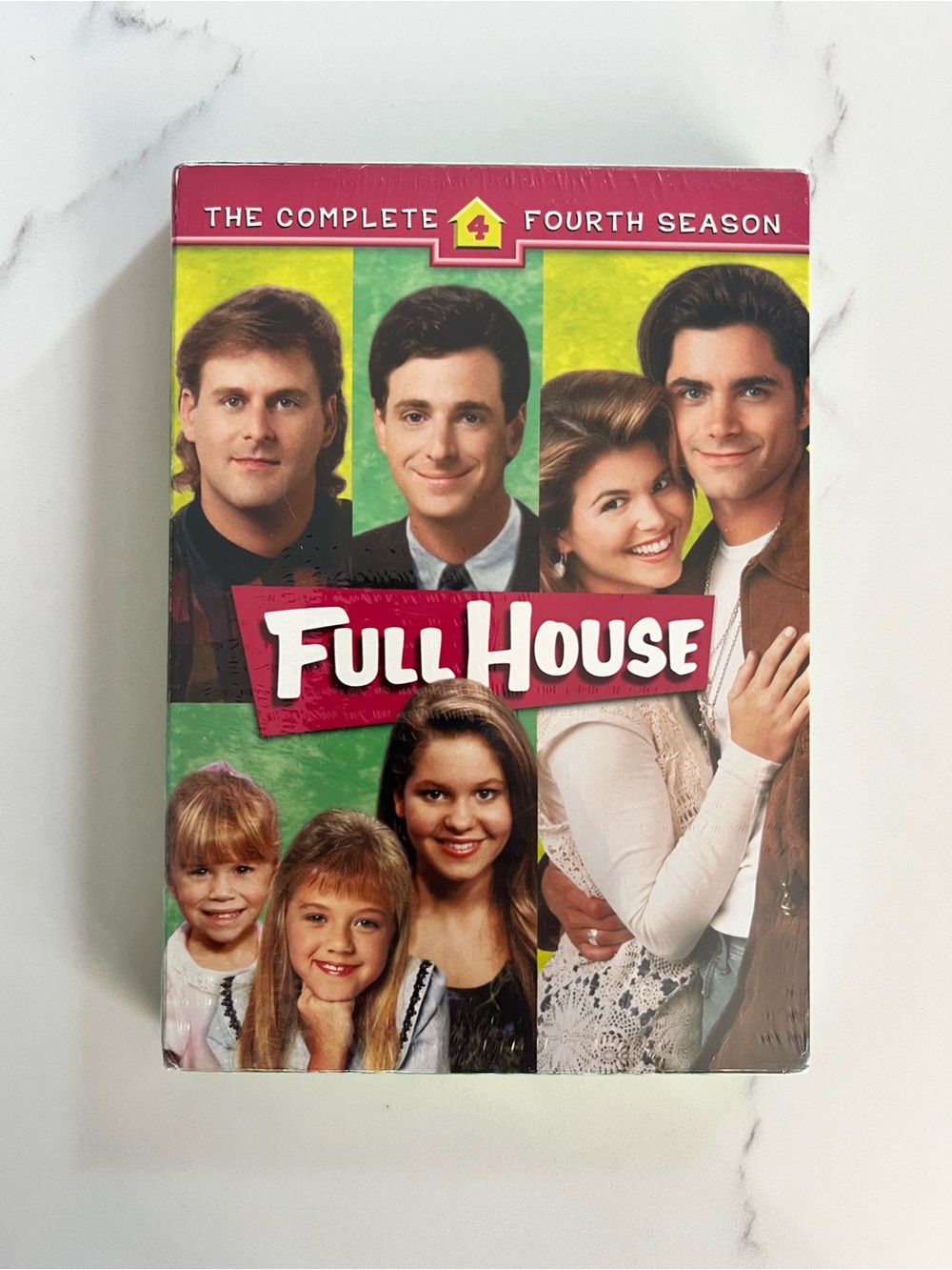 Full House: The Complete Fourth Season DVD - Red & Green Cover
